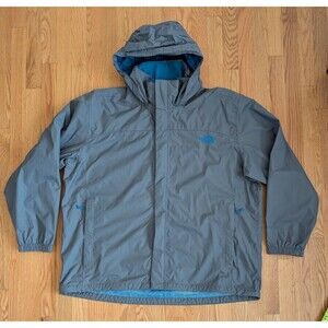 The North Face Men's Dryvent Hooded Rain Resolve Jacket Waterproof Lined 2XL